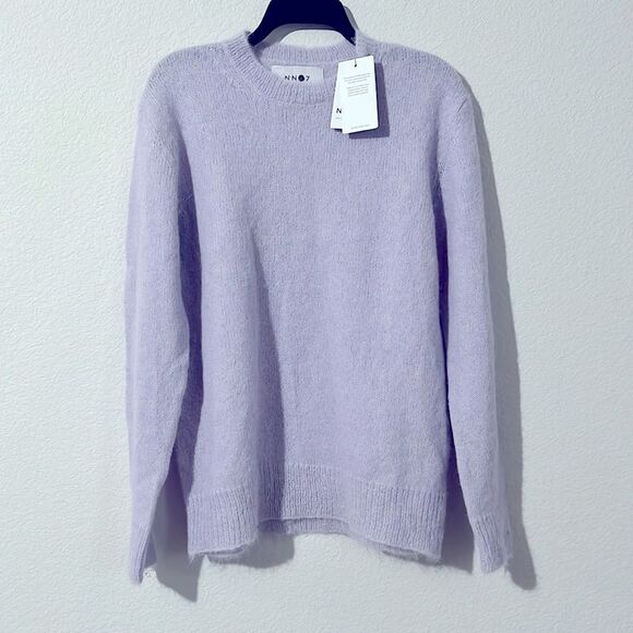 NN07 Walther 6526 Solid Regular Fit Crewneck Sweater, Lavender, NWT, Size S - Picture 1 of 6